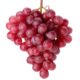 organic red grapes